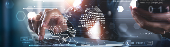 システムをイメージした写真